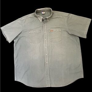 Men's Green Short Sleeve Shirt